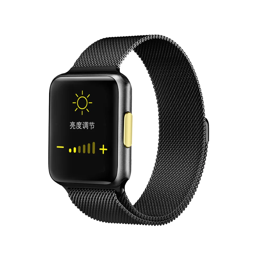 Черный CALFAI Bluetooth SmartWatch E06 медицинский ЭКГ+ PPG IP68 водонепроницаемый монитор сердечного ритма кровяного давления плавательные умные часы браслет - Цвет: Черный