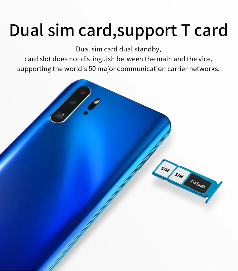 P30 PRO Android смартфон 6,3 дюймов мобильный телефон с двумя sim-камерами мобильный телефон 3g 4G мобильный смартфон разблокировка лица сотовый