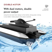 2.4G LSRC-B8 RC High Speed Racing Boat Waterproof Rechargeable Model Electric Radio Remote Control Speedboat Toys for boys 14Y+ 2