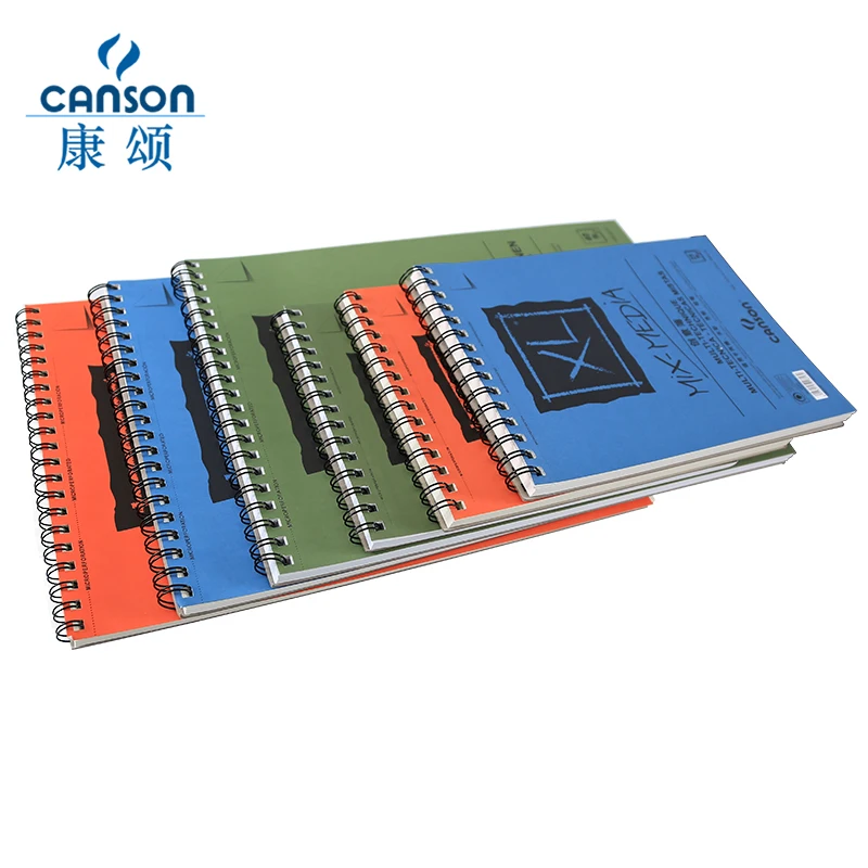 Canson XL coarse/fine grain sketchbook 8k16K watercolor paper acrylic