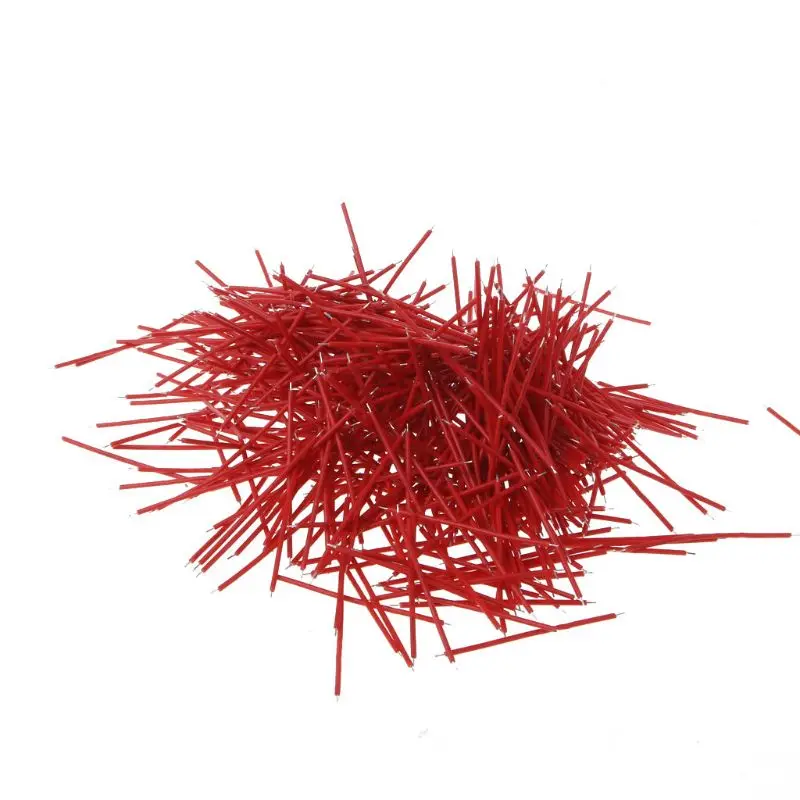 100 шт./лот Оловянная макетная плата кабель для пайки ПП 24AWG 5 см Fly Перемычка провода кабель оловянные проводящие провода 24AWG разъем провода