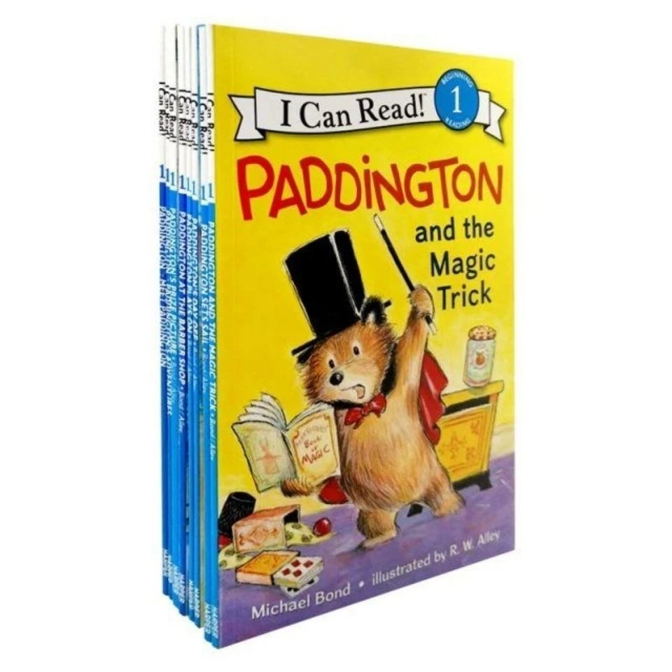 English Picture Book Paddington Paddington Bear Cartoon Story 8 Volumes English Book For Kids Early Learning Children S Toys Languages Aliexpress