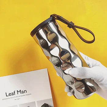 

Fashion Mirror Thermos Couple Stainless Steel Thermos Cups Tumbler Insulation Mugs Cup Cup Portable Insulated Coffee Gift Vacuum