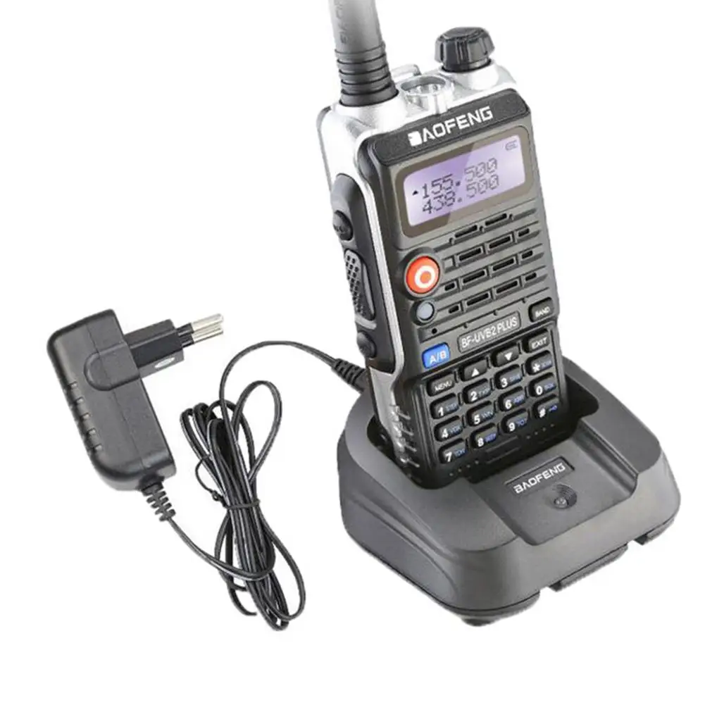 BAOFENG UVB2 Plus рация Двухдиапазонная 136-174 МГц/400-520 МГц UVB2 портативный двухсторонний радиоприемник
