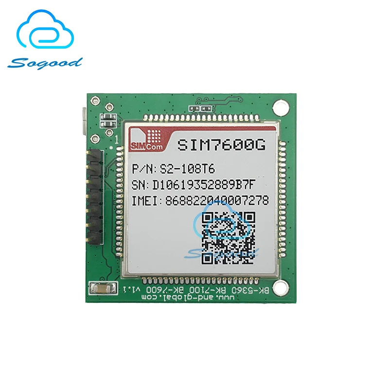 SIMCOM SIM7600G коммутационная плата многодиапазонные LTE CAT1 HSPA + модуль GSM/GPRS/EDGE AT-команды