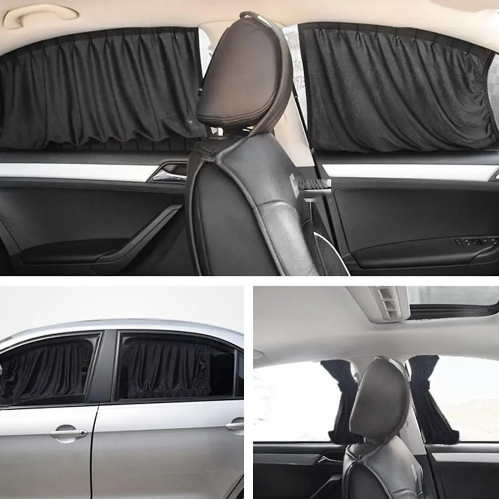 2Pcs Car Anti-UV Side Window Sunshades Parasol Car Window