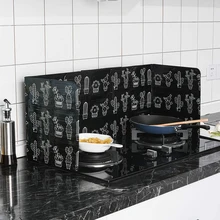 Защитные экраны для защиты от брызг кухонного масла теплоизоляционные масляные брызги для кухни алюминиевая складная перегородка для газовой плиты Защитные экраны для защиты от брызг кухонного масла теплоизоляционные масляные брызги для кухни алюминиевая складная перегородка для газовой плиты
