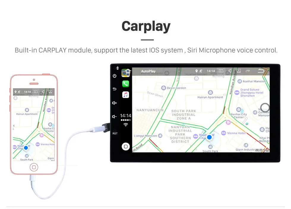 Seicane Android 9,0 Carplay gps навигация автомобильное радио для Toyota Allion 2007- 9 дюймов Bluetooth HD сенсорный экран поддержка DAB