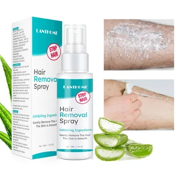 

50ML Hair Growth Removal Effective Herbal Permanent Hair Growth Inhibitor Non-Irritating Prevent Hair Growing Spray Stop Hair