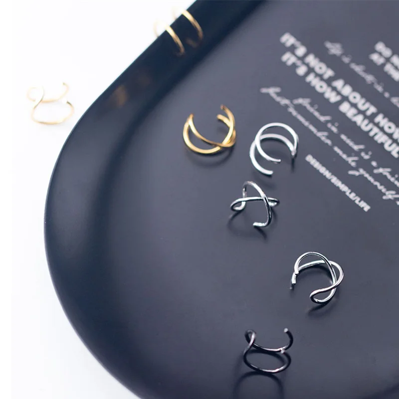 925 Sterling Silver Ear Clip Earrings For Women Without Piercing