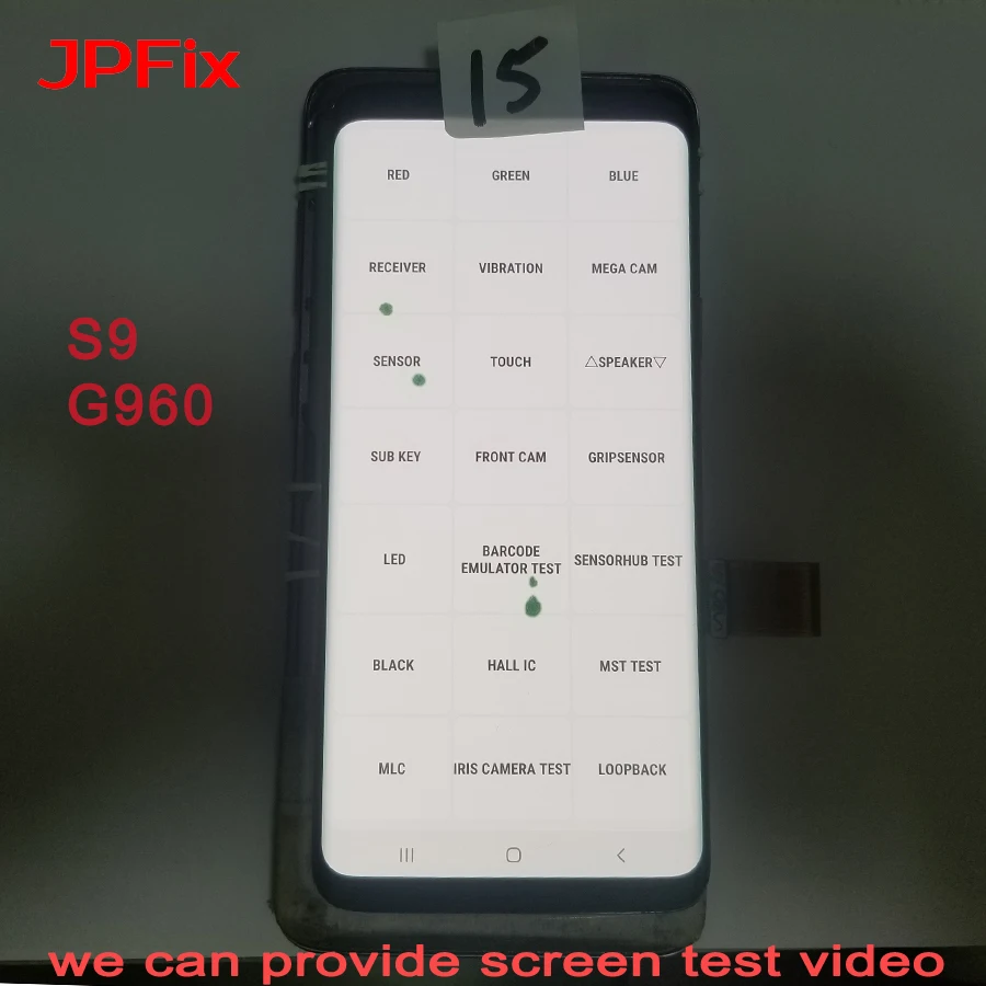 Сенсорный ЖК-дисплей JPFix для Samsung S9 G960F полная сборка замена с рамкой экран Amoled в