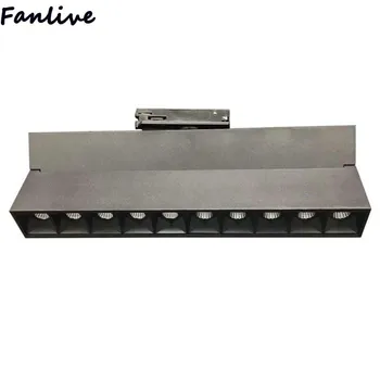 

12pcs 20W CREE LED Track light aluminum Ceiling Rail Track lighting Spot Rail Spotlights AC110V AC220V AC240V