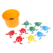 Новинка 12 шт прыгающие лягушки Ассорти Хоппер игра Детские игрушки экшн игрушки Фигурки