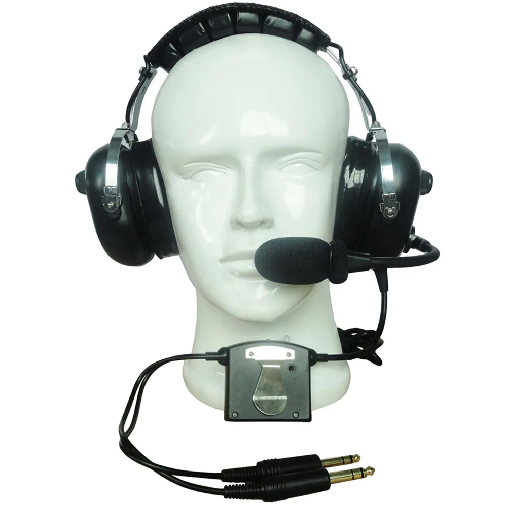 UFQ A2 Great Active Noise Cancelling Aviation Headset ANR Pilot