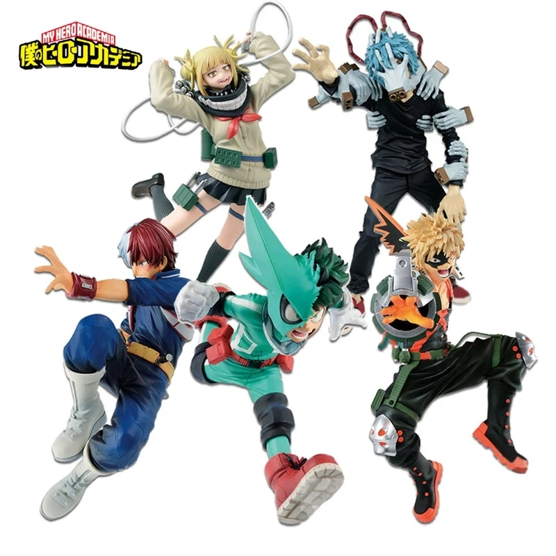С героями из мультфильма Мой герой Академия рисунок haku Bakugou Katsuki шото Тодороки