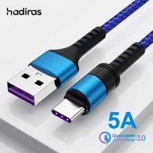 5А usb type C Быстрая зарядка USB C кабель для huawei P30 P20 Lite супер быстрый зарядный кабель для Xiaomi Mi 9 samsung S10 S9 Note 9