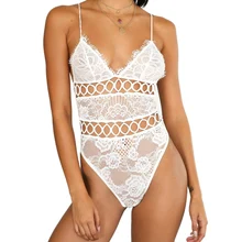 Женское нижнее белье, сексуальное боди с вырезами, v-образный вырез, белье с открытой спиной, боди без рукавов, кружевное нижнее белье,, W3