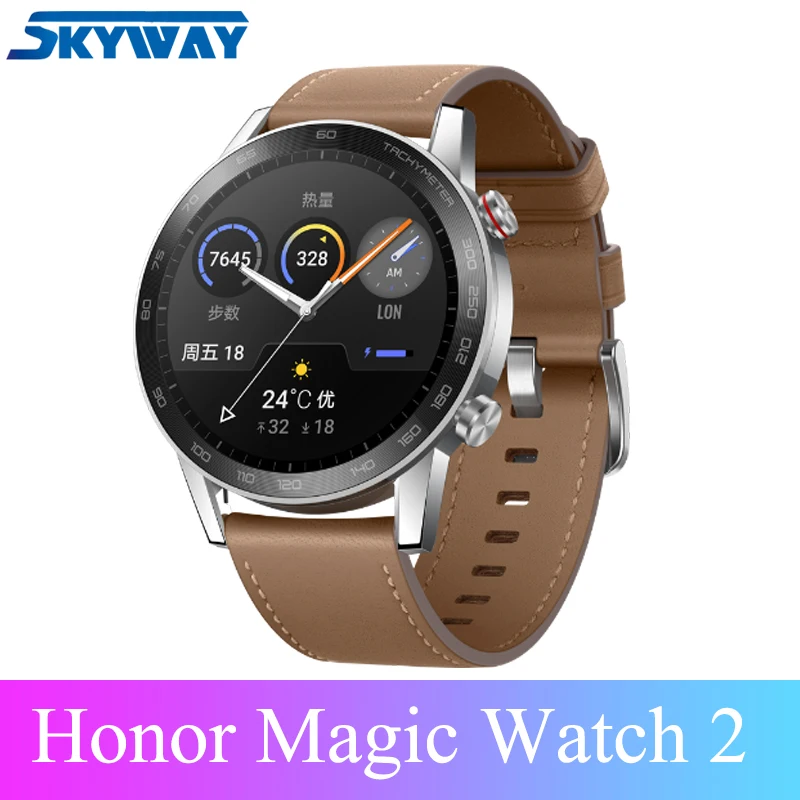 Honor magic Watch 2 magic 2 Смарт-часы датчик кислорода в крови spo2 телефонный Звонок трекер сердечного ритма для Android iOS смартфон