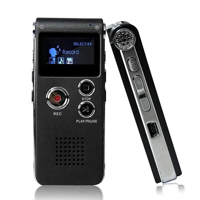 N28 Профессиональный диктофон HD интеллектуальное шумоподавление 16G, 32G Mini MP3, WMA 50m MP3 литиевая батарея плеер