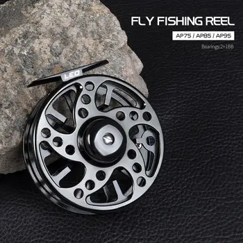 

Fly Fishing Reel Fly Reel Pesca Aluminum Alloy Fishing Reel 3/4 / 5/6 / 7/8 Weight 2+1 Ball Bearing Left Right Interchangeable