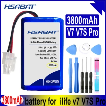 

3800mAh Battery robot Vacuum Cleaner Battery Pack replacement for chuwi ilife v7 V7S Pro Robotic Sweeper Batteries