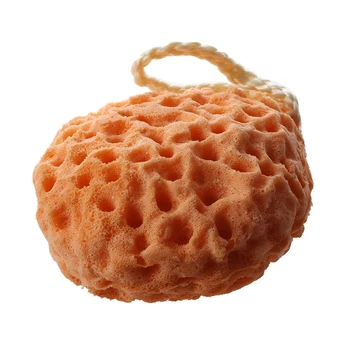 

New Orange Bath Shower Spa Body Cleaning Sponge Scrub Scrubber Exfoliator