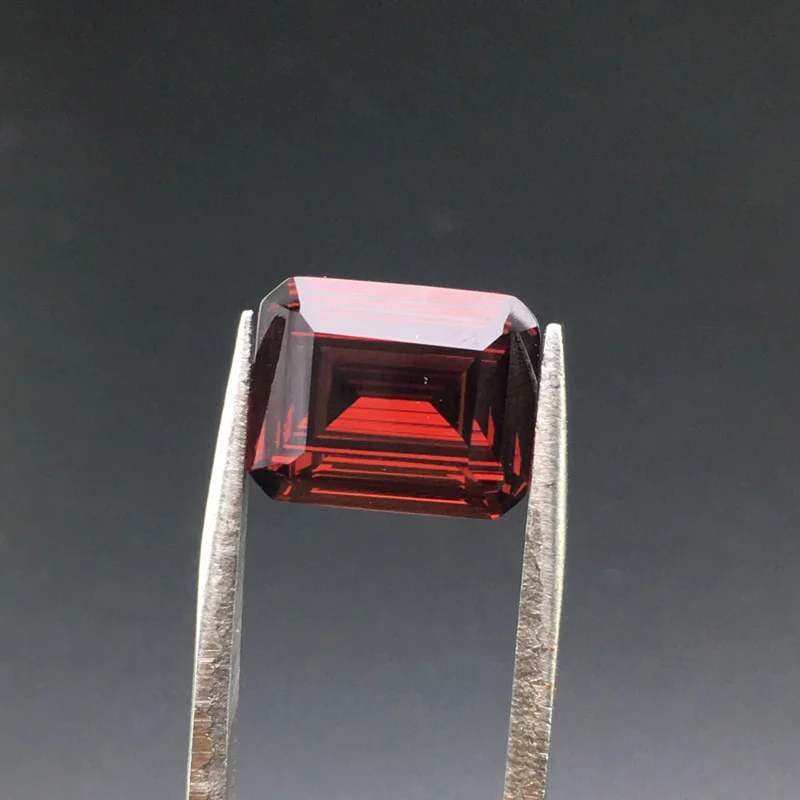 FFGems 100% натуральный гранат свободный камень восьмиугольник 8*10 мм 3.7ct AAAA класс