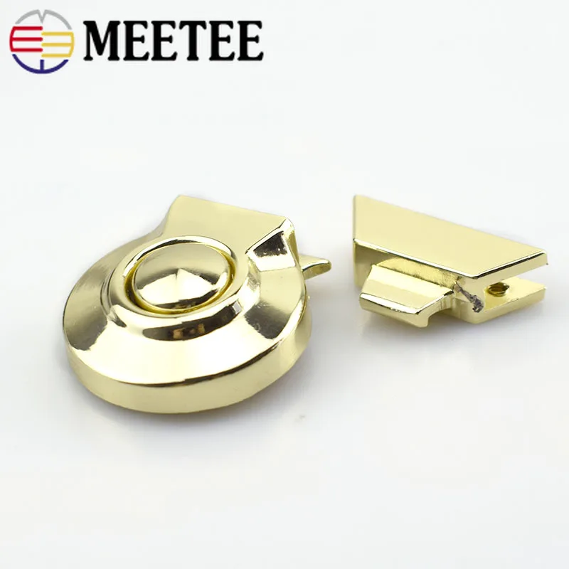 5 шт. 41x29 мм Meetee модный металлический поворотный замок сумки на замену карабины застежка для сумочки застежка замок DIY ремесла домашнего декора аксессуары KY2024