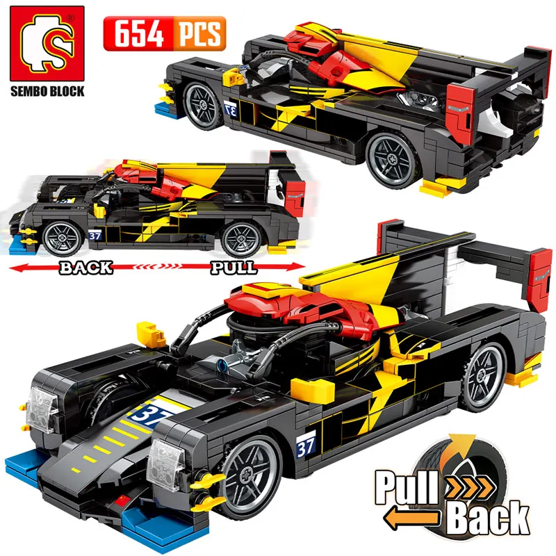 Конструктор гоночный автомобиль MOC в масштабе 1:18 техника суперавтомобиль