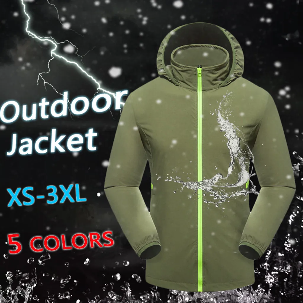 

Waterproof softshell Jacket Men Hiking Fleece Rain Coat Fishing Windbreaker Outdoor Camping Trekking Soft shell Jacket#g4