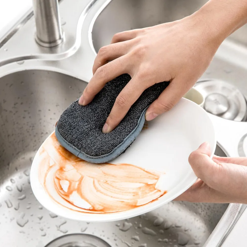 Xiaomi JORDAN и яркая детская одежда с рисунком персонажей Джуди двухсторонняя для мытья посуды щетка для чистки впитывание воды и абсорбция масла легко чистить