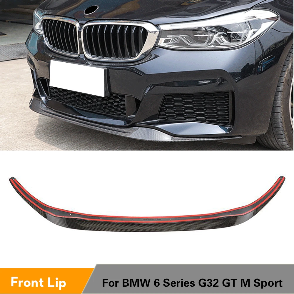 Carbon Fiber Front Bumper Lip Spoiler Splitters For BMW 6 Series GT M ...