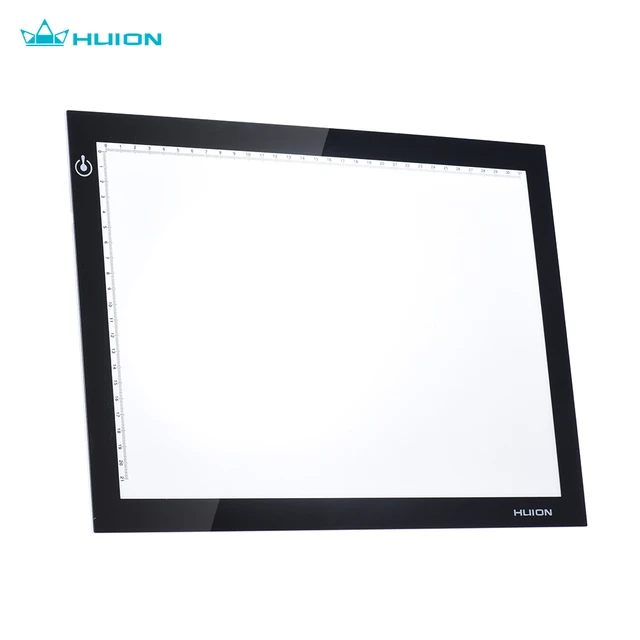 Huion L4s Protable Ultra-thin Led Light Pad Acrylic Panel Led Drawing Light  Pad Powered By Usb With Adjustable Brightness - Digital Tablets - AliExpress