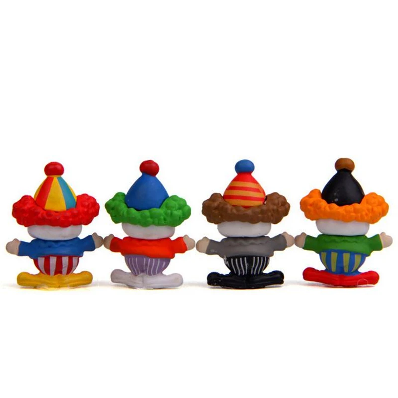 Lovely Clown Figure Dolls Collection Decor Expression Model 2.5*3.2cm Mini Kids Toy Birthday Gift