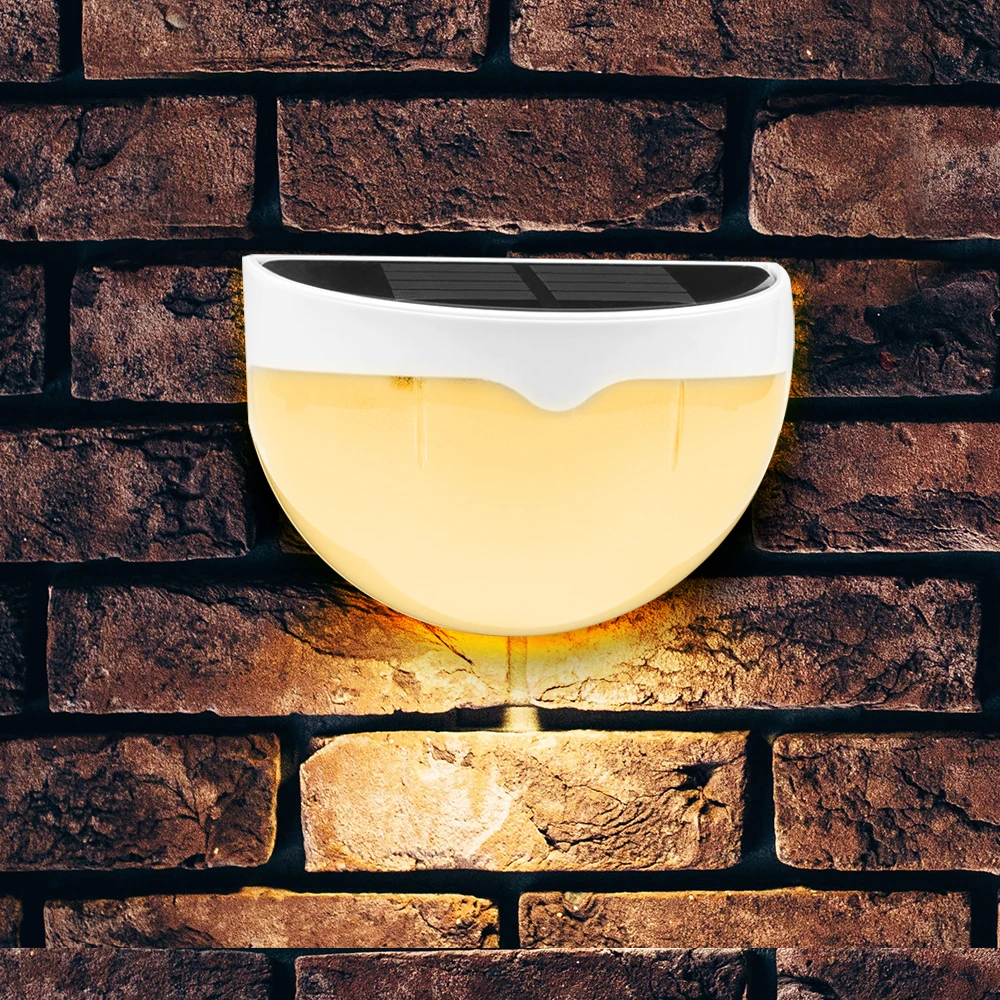 

Warm White Solar Power Lamp Outdoor Lights Garden Yard Front Door Lighting