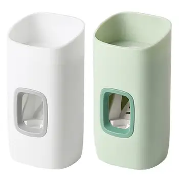 

2pcs Toothpaste Dispenser Toothpaste Holder Hand Free Health Care Toothpaste Dispensing Rack Toothpaste Squeezer for Shower Room