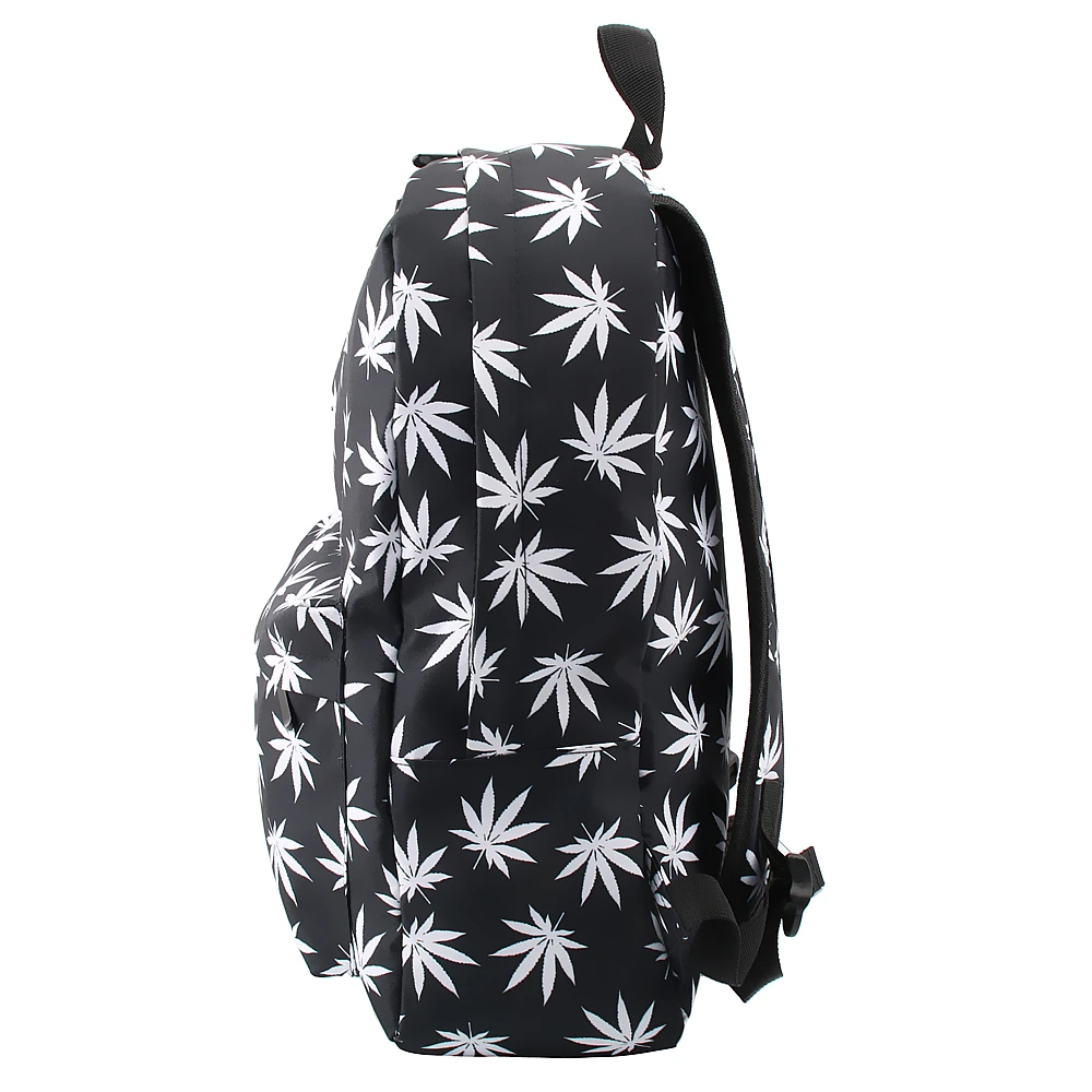 Deanfun школьный рюкзак пеньковый рюкзак с принтом для путешествий водонепроницаемые классические черные школьные сумки для девочек-подростков 80051