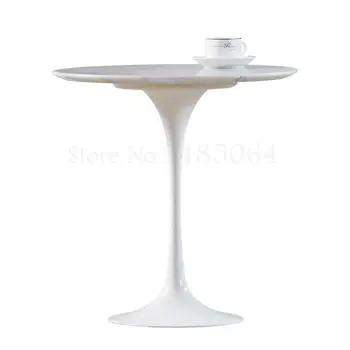 

Nordic Minimalistic Marble Coffee Table Round Business Metal Side Table Living Room Light Luxury Leisure Sofa To Discuss