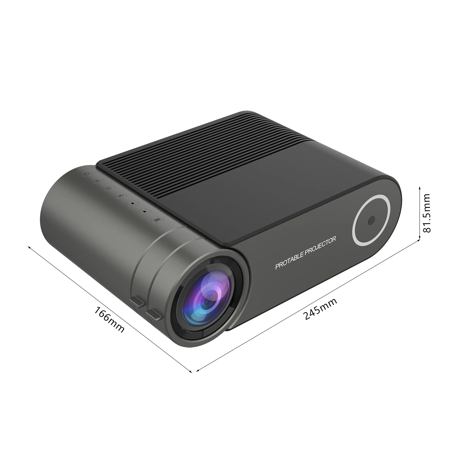 720P портативный светодиодный мини-проектор HD для 1080P беспроводной WiFi многоэкранный видеопроектор с инфракрасной функцией дистанционного управления
