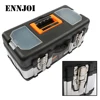 High qaulity Large stainless steel toolbox household maintenance electrician Tool Box Z0103 portable Toolsboxes 1