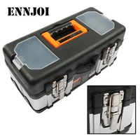 High qaulity Large stainless steel toolbox household maintenance electrician Tool Box Z0103 portable Toolsboxes 1