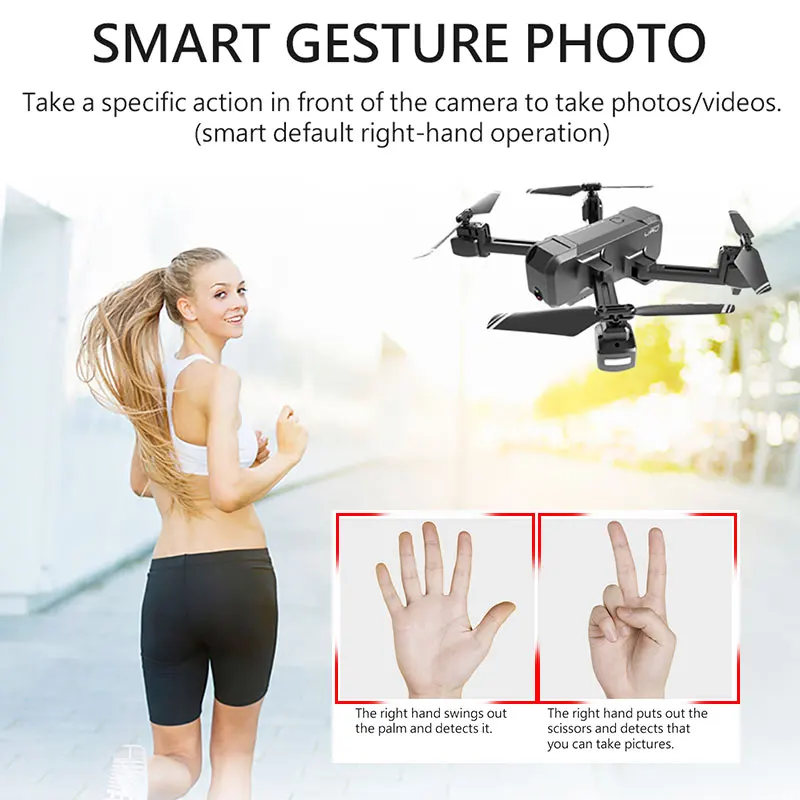 KF607 Professional Camera Drone 1080P WIFI HD FPV RC Quadcopter Dron Aircraft Helicopter Selfie Foldable Toys Kid Dual Camera