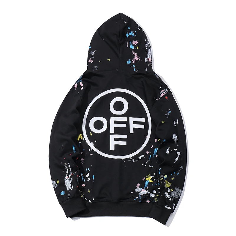 Фейерверк 19ss Off-White OW мужские и женские модели влюбленных осень зима хлопок мода уличная куртка с капюшоном Толстовка