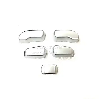 

For Nissan Navara Np300 2017 2018 2019 Interior Seat Adjust Button Cover Molding Frame Trims ABS Chrome Car styling Accessories