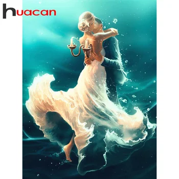 

Huacan 5D DIY Diamond Painting Full Square/Round New Arrival Couple Diamonds Embroidery Portrait Decorations Home Art