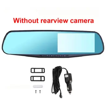 

Hd Reversing Image Single And Double Lens Camera 4.3 Inch Rearview Mirror 1080P Driving Recorder Car Supplies