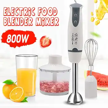 

2 Speeds Electric Blender 3 in 1 Food Mixer Kitchen Smoothies Detachable Hand Blender Egg Beater Vegetable Meat Fruit Grinder