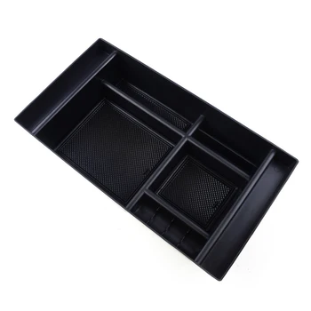 

DWCX Car Center Console Armrest Storage Box Organizer Insert Tray Fit For GMC Sierra 1500 Chevry Silverado 1500 2019
