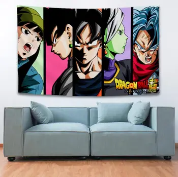 

Dragon Ball Super Saia Painting Tapestry 3D Printing Tapestrying Rectangular Home Decor Wall Hanging 01