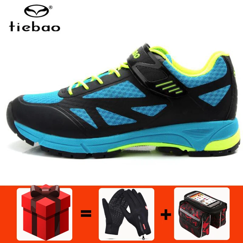 Tiebao/Мужская обувь для велоспорта; sapatilha ciclismo; mtb; кроссовки; wo; Мужская Спортивная обувь для горного велосипеда; унисекс; спортивная обувь - Цвет: TB22-B1406-1